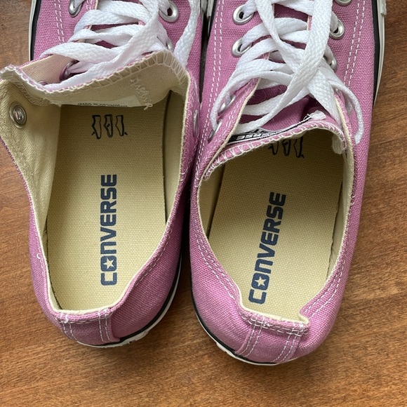 Converse All Star Low Top Violet Sneakers - Picture 8 of 9